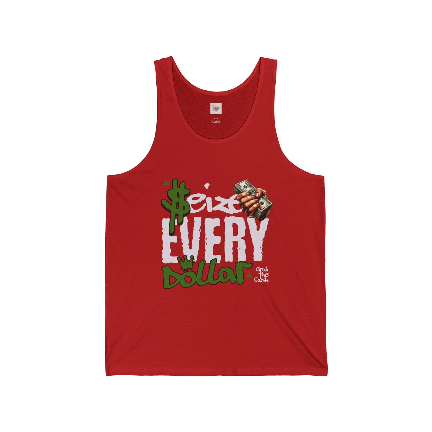 Streetwear Unisex Jersey Tank - '$ix Every Dollar' Graphic Tee