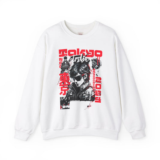 Vintage Anime Graphic Crewneck Sweatshirt - Comfortable Unisex Design