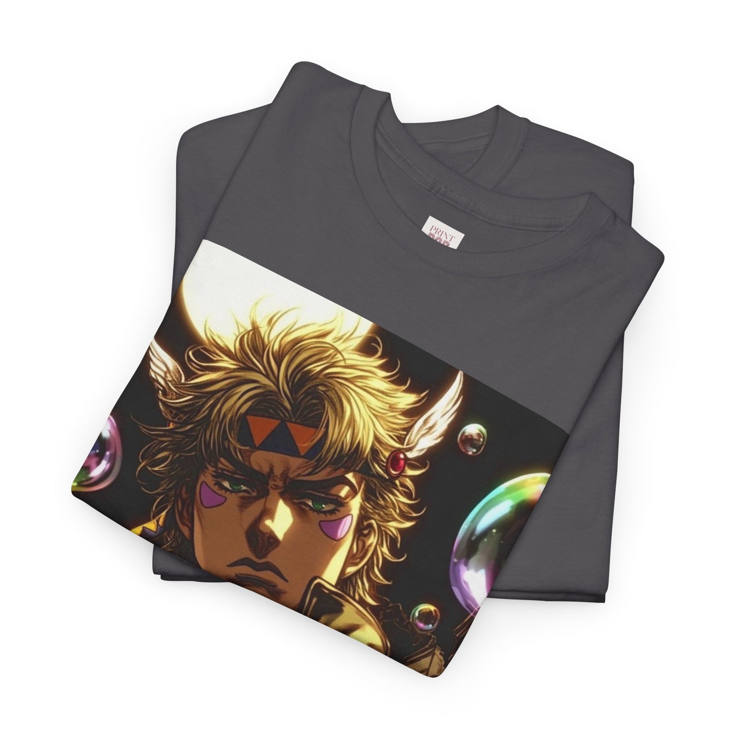 Jojo's Bizarre Adventure Caesar A. Zeppeli Unisex Heavy Cotton Tee - Vibrant and Stylish Design for Otaku Heads