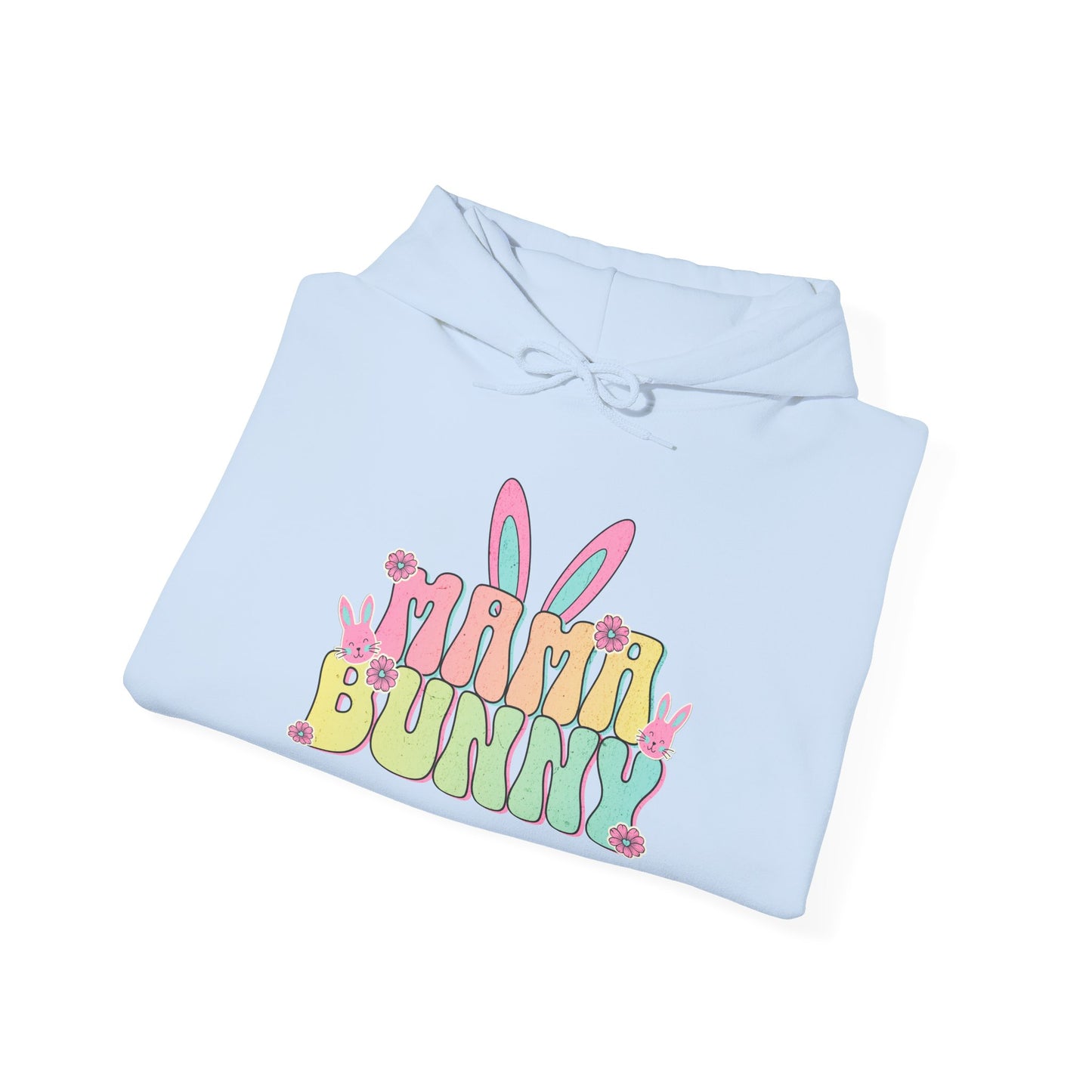 Cute Easter 'Mama Bunny' Unisex Heavy Blend Hoodie - High Quality and Comfortable