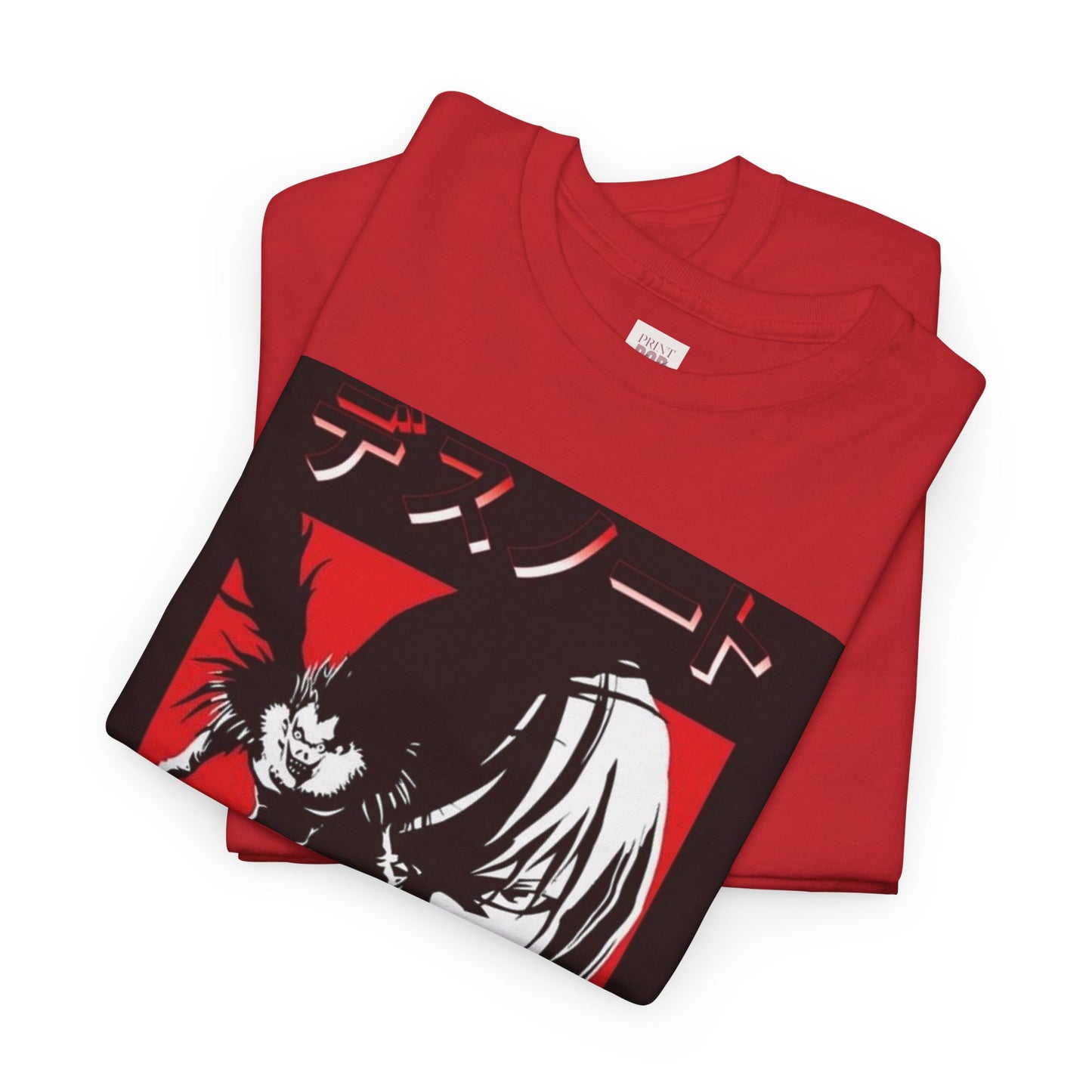 Death Note Light Yagami Unisex Heavy Cotton Tee - Vibrant and Stylish Design for Otaku Heads