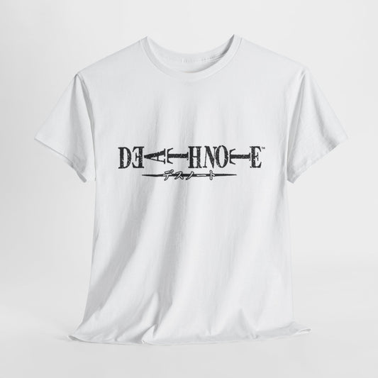 Death Note Unisex Heavy Cotton Tee - Vibrant and Stylish Design for Otaku Heads