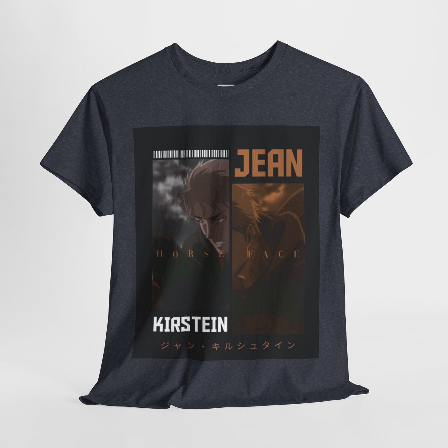 Attack On Titan Jean Kirstein Unisex Heavy Cotton Tee - Vibrant and Stylish Design for Otaku Heads