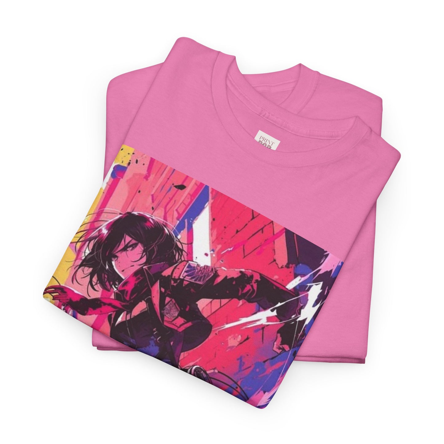 Attack On Titan Mikasa Ackerman Unisex Heavy Cotton Tee - Vibrant and Stylish Design for Otaku Heads