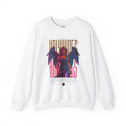 Vintage Angel Graphic Crewneck Sweatshirt – Comfortable Unisex Apparel for Everyday Wear