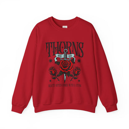 Thorns Graphic Crewneck Sweatshirt - Unisex Heavy Blend, Stylish & Comfortable