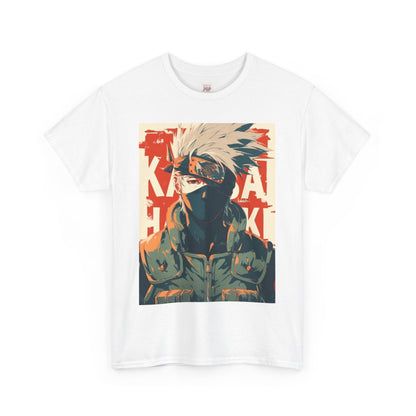 Naruto Shippuden Kakashi Unisex Heavy Cotton Tee - Vibrant and Stylish Design for Otaku Heads