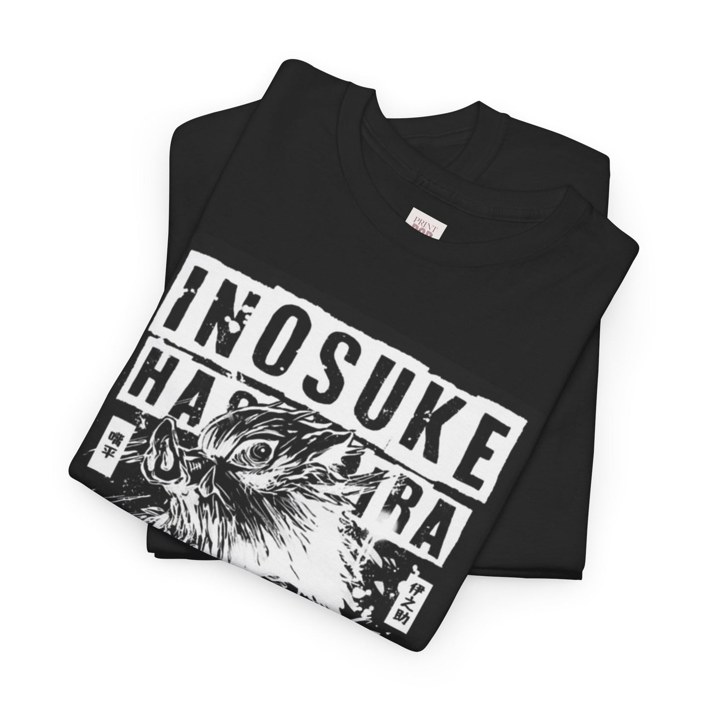 Demon Slayer Inosuke Hashibira Unisex Heavy Cotton Tee - Vibrant and Stylish Design for Otaku Heads