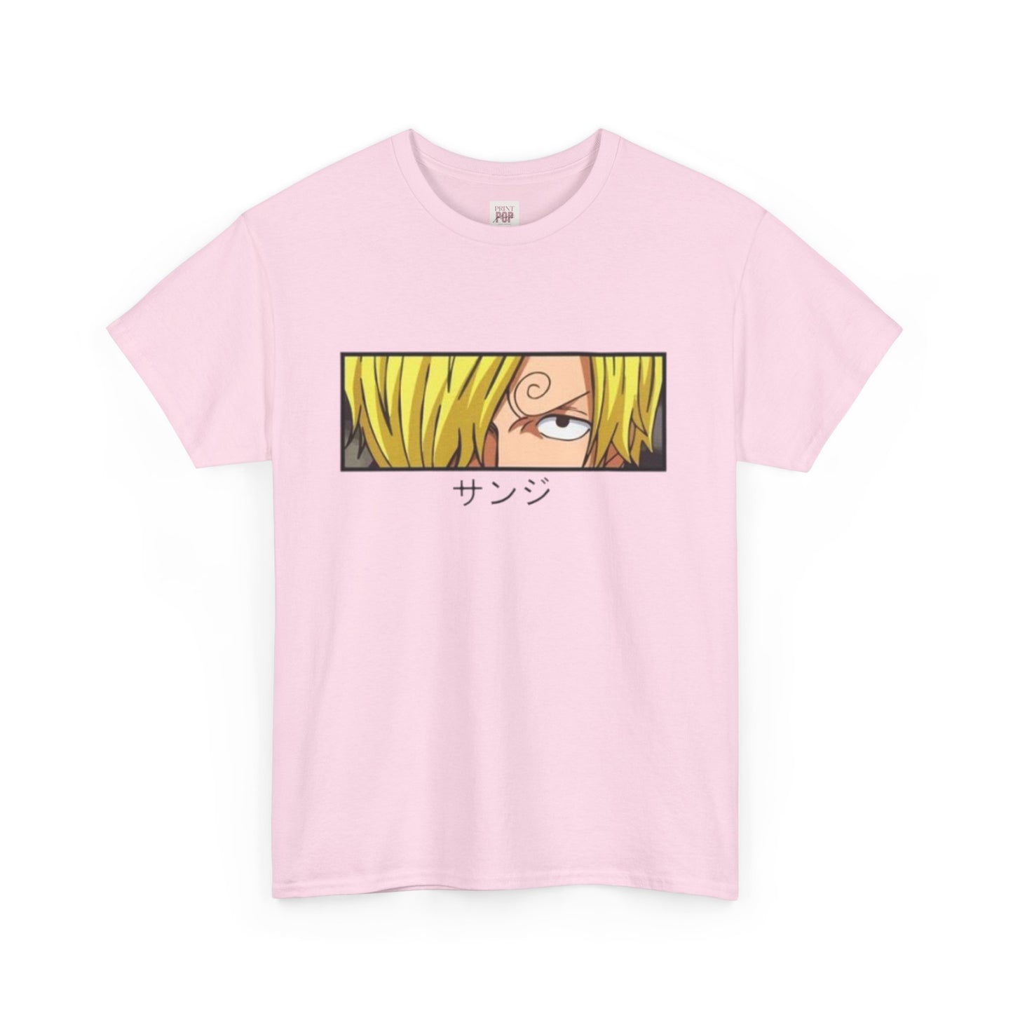 One Piece Sanji Unisex Heavy Cotton Tee - Vibrant and Stylish Design for Otaku Heads