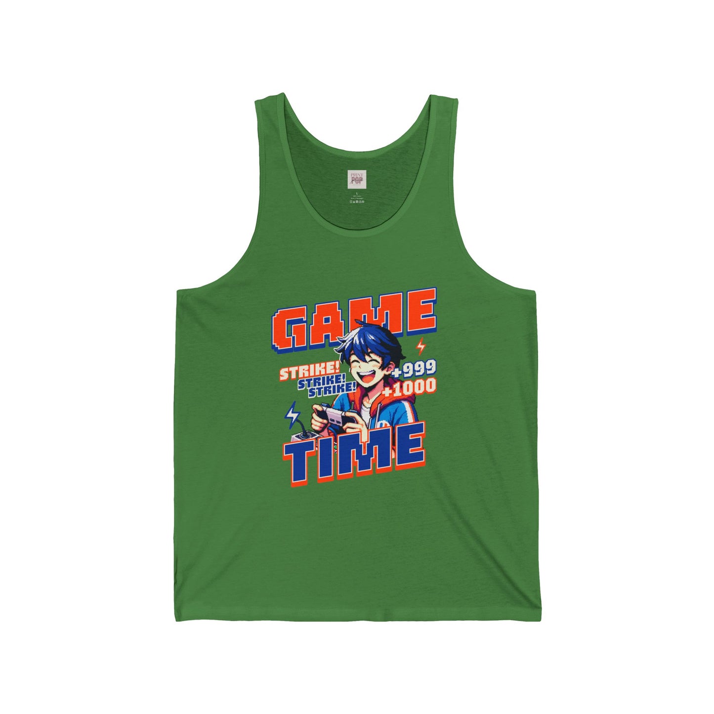 Game Time Unisex Jersey Tank Top - Perfect for Gamers and Casual Wear