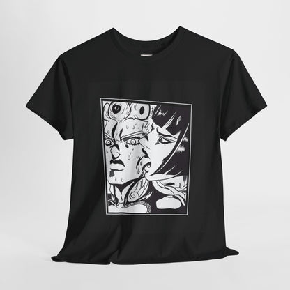 Jojo's Bizarre Adventure Giorno Giovanna Adventure Unisex Heavy Cotton Tee - Vibrant and Stylish Design for Otaku Heads