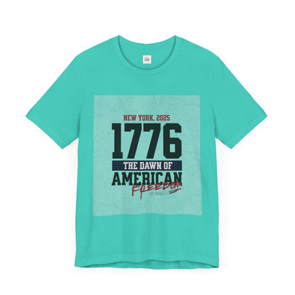 1776 American Freedom Unisex Jersey Tee - Celebrate Independence in Style