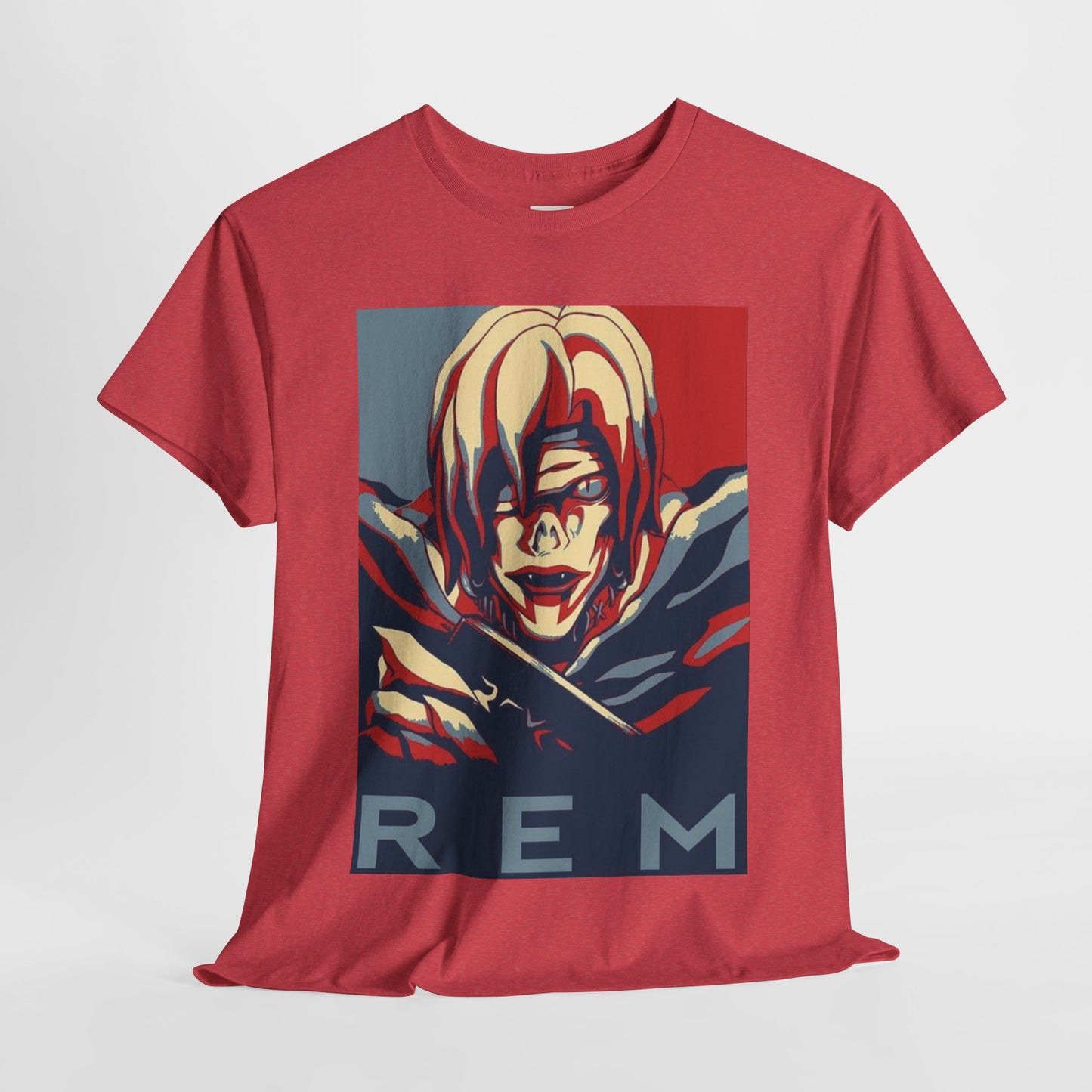 Death Note Rem Unisex Heavy Cotton Tee - Vibrant and Stylish Design for Otaku Heads