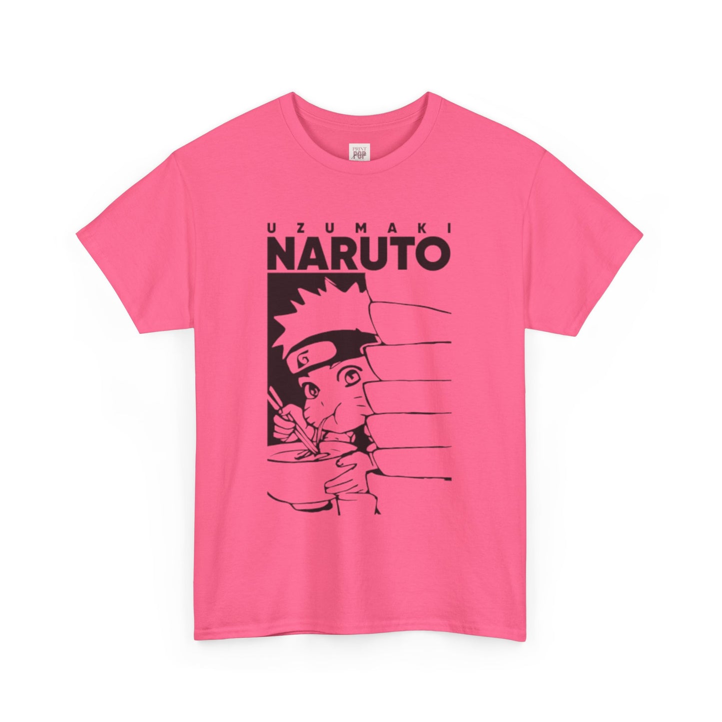 Naruto Shippuden Uzumaki Naruto Unisex Heavy Cotton Tee - Vibrant and Stylish Design for Otaku Heads