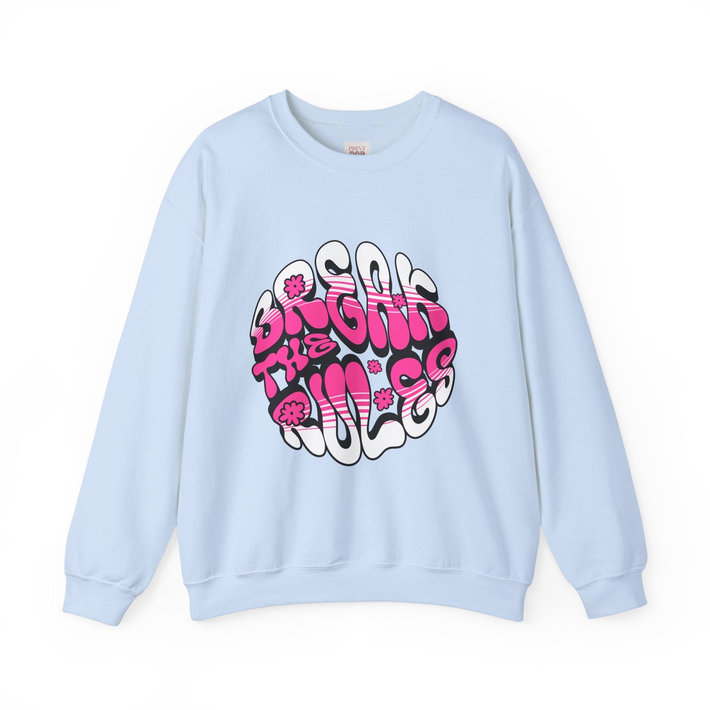 Brighten the Rules Unisex Crewneck Sweatshirt – Fun & Cozy Graphic Sweatshirt