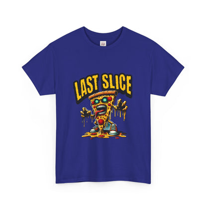 Last Slice Unisex Heavy Cotton Tee - Fun Pizza-Themed Graphic T-Shirt for Food Lovers