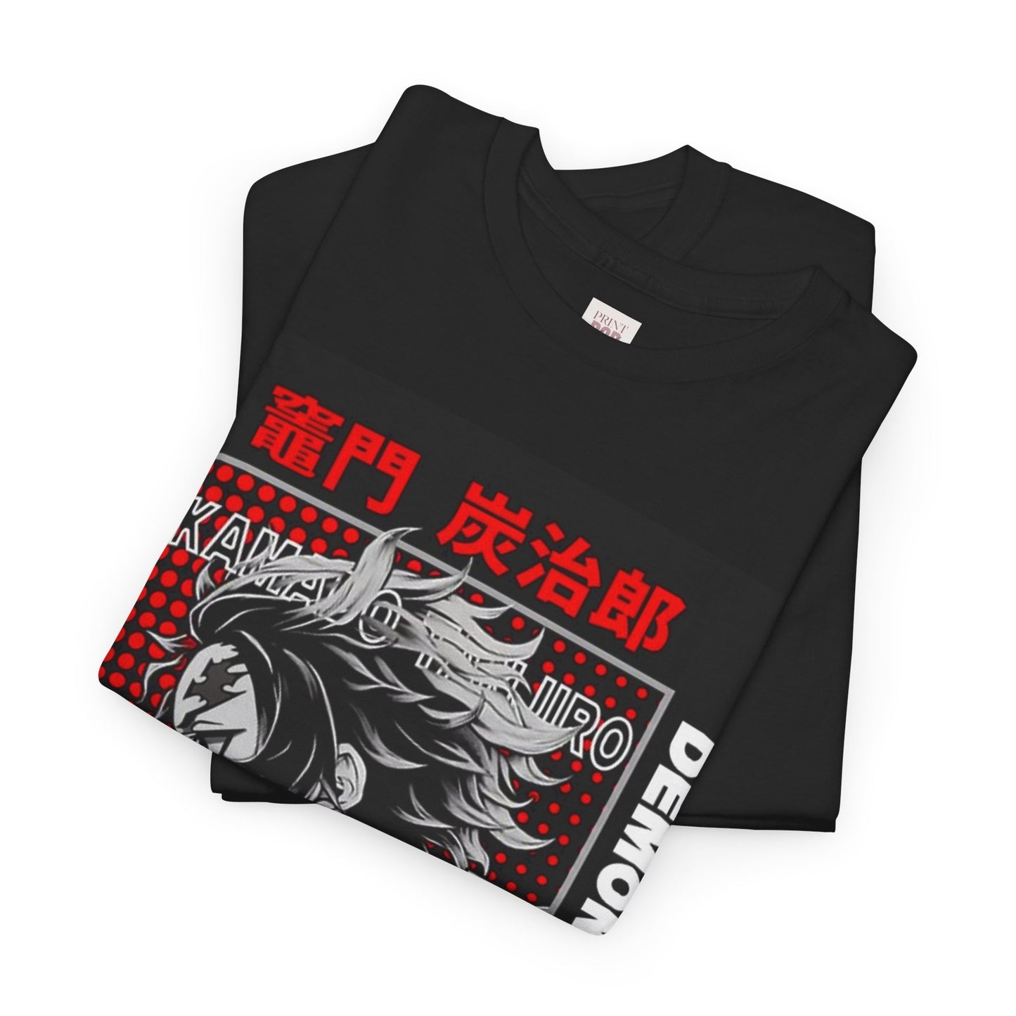 Demon Slayer Kamado Tanjiro Unisex Heavy Cotton Tee - Vibrant and Stylish Design for Otaku Heads