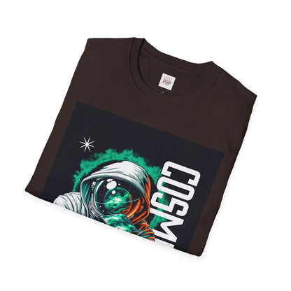 Cosmic Serenity Unisex Softstyle T-Shirt - Space-Themed Graphic Tee