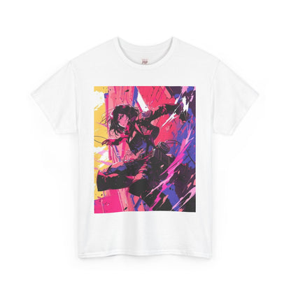 Attack On Titan Mikasa Ackerman Unisex Heavy Cotton Tee - Vibrant and Stylish Design for Otaku Heads