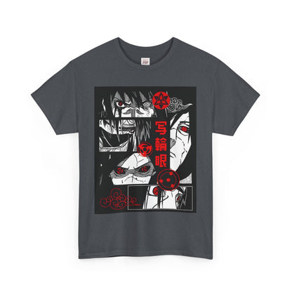 Naruto Shippuden Uchiha Madara Unisex Heavy Cotton Tee - Vibrant and Stylish Design for Otaku Heads