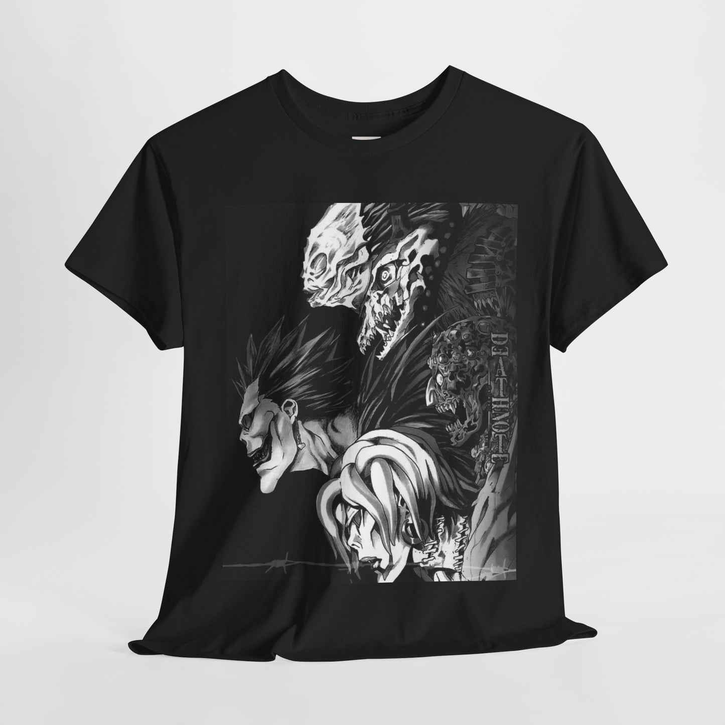 Death Note Unisex Heavy Cotton Tee - Vibrant and Stylish Design for Otaku Heads