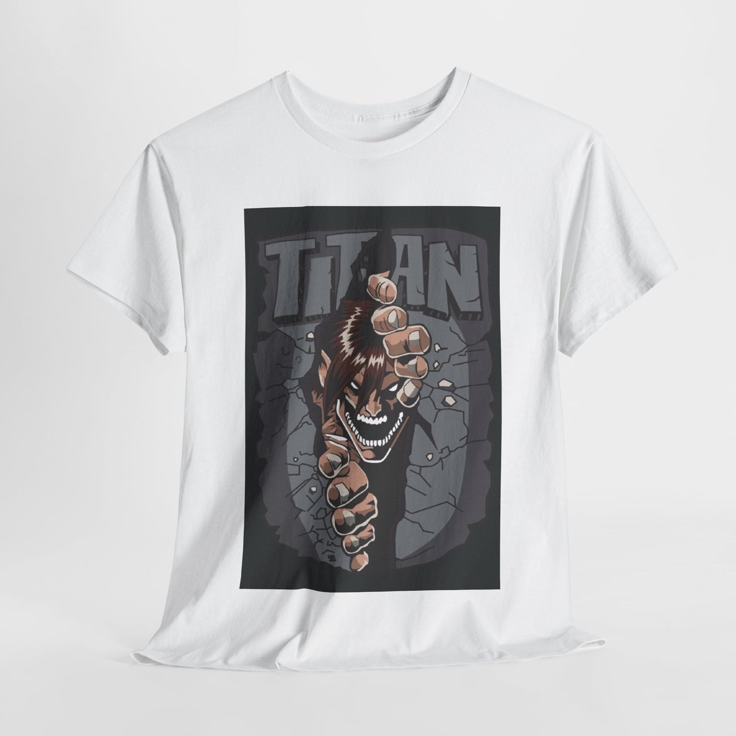 Attack On Titan Unisex Heavy Cotton Tee - Vibrant and Stylish Design for Otaku Heads