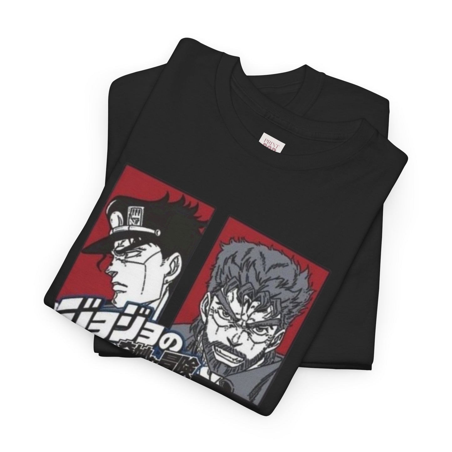 Jojo's Bizarre Adventure Unisex Heavy Cotton Tee - Vibrant and Stylish Design for Otaku Heads