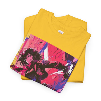 Attack On Titan Mikasa Ackerman Unisex Heavy Cotton Tee - Vibrant and Stylish Design for Otaku Heads