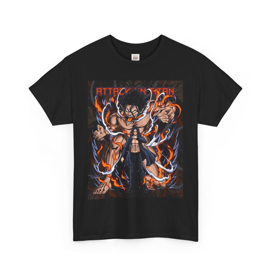 Attack On Titan Unisex Heavy Cotton Tee - Vibrant and Stylish Design for Otaku Heads