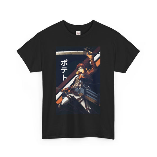 Attack On Titan Sasha Braus Unisex Heavy Cotton Tee - Vibrant and Stylish Design for Otaku Heads