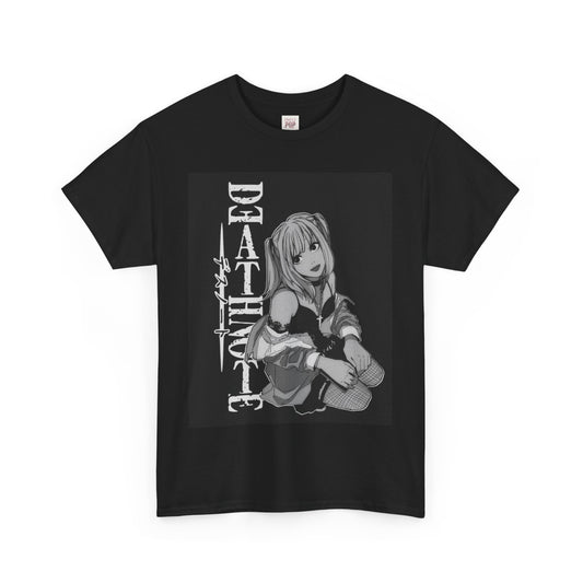 Death Note Misa Amane Unisex Heavy Cotton Tee - Vibrant and Stylish Design for Otaku Heads