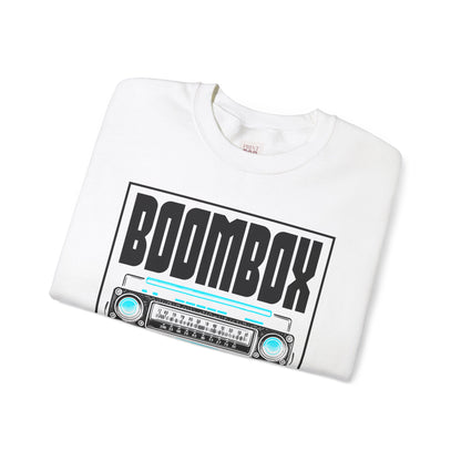 Retro Boombox Unisex Heavy Blend™ Crewneck Sweatshirt - Old School Vibes