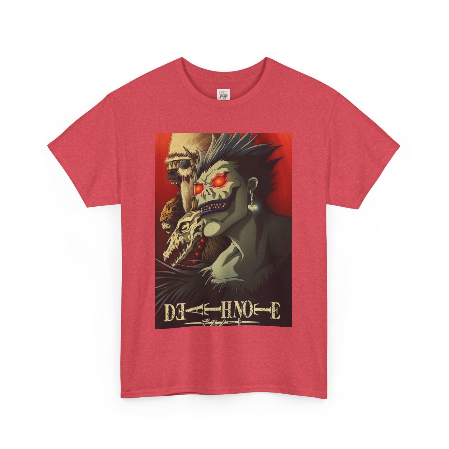 Death Note Ryuk Unisex Heavy Cotton Tee - Vibrant and Stylish Design for Otaku Heads