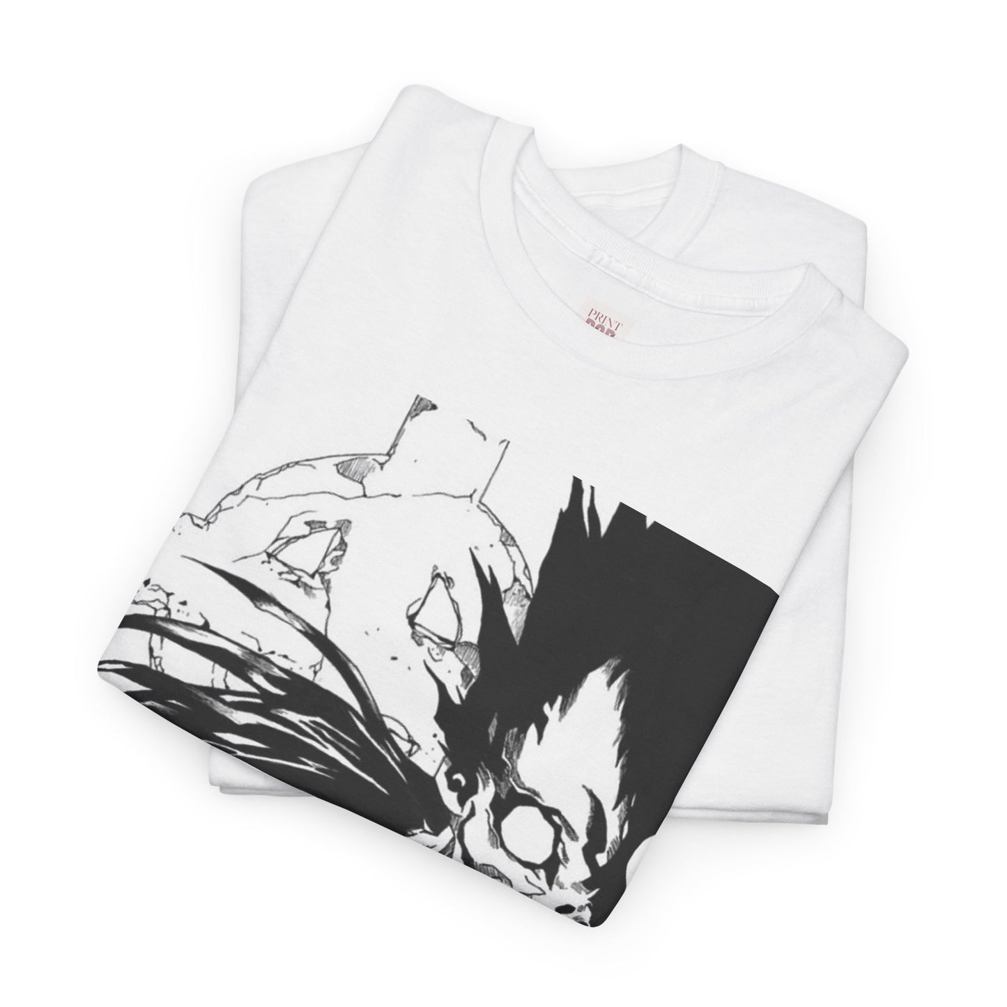 Death Note Unisex Heavy Cotton Tee - Vibrant and Stylish Design for Otaku Heads