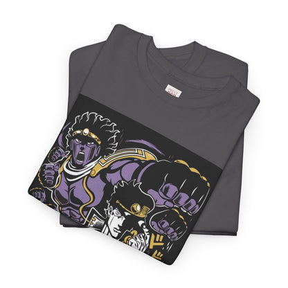 Jojo's Bizarre Adventure Jotaro Kujo Unisex Heavy Cotton Tee - Vibrant and Stylish Design for Otaku Heads