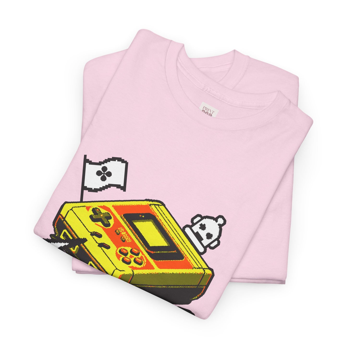 Retro Play Unisex Heavy Cotton Tee - Vintage Gaming Shirt