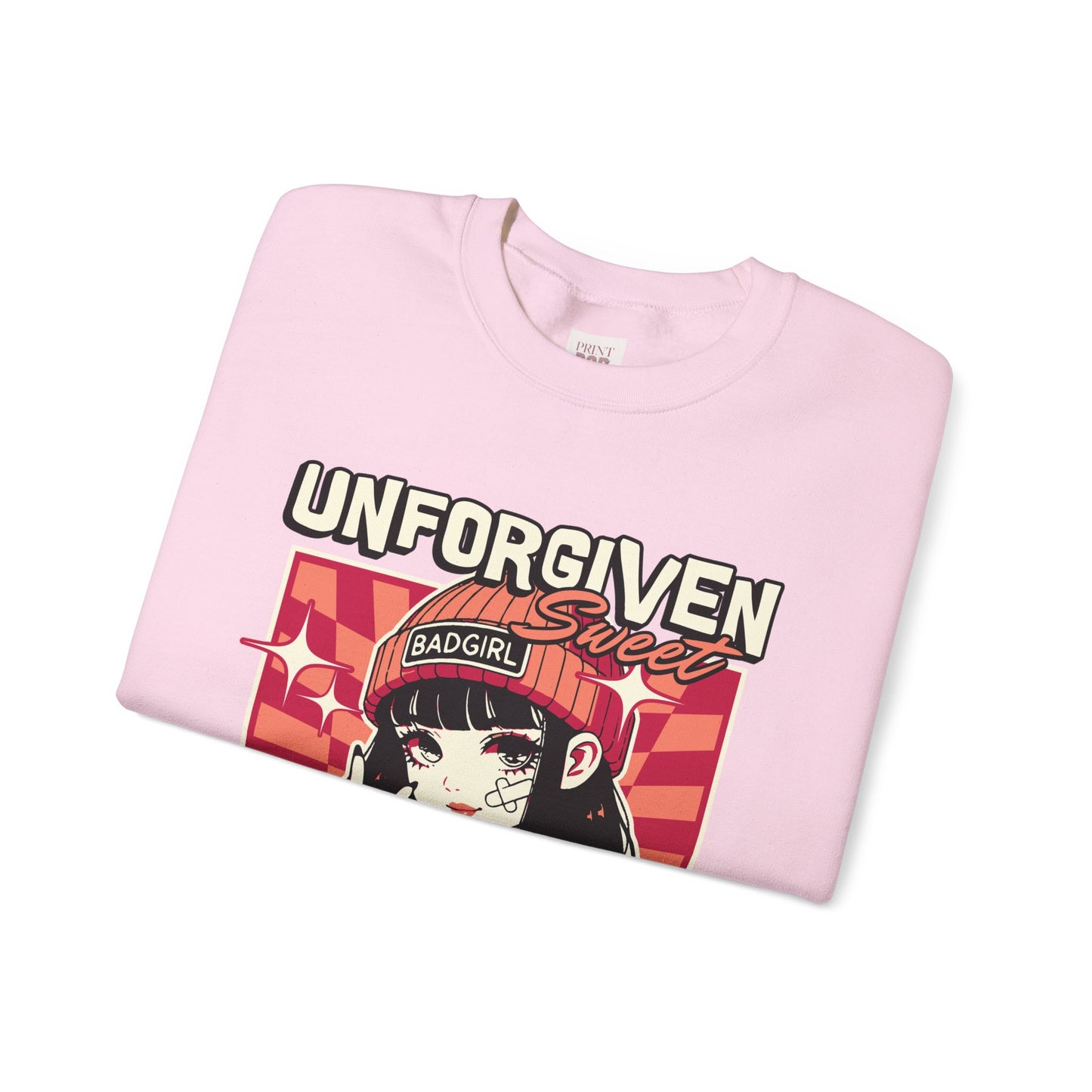 Unforgiven Sweet Bad Girl Unisex Heavy Blend Premium Crewneck Sweatshirt