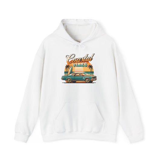 Coastal Vibes Unisex Hoodie - Relaxed and Stylish Hoodie for Beach Lovers