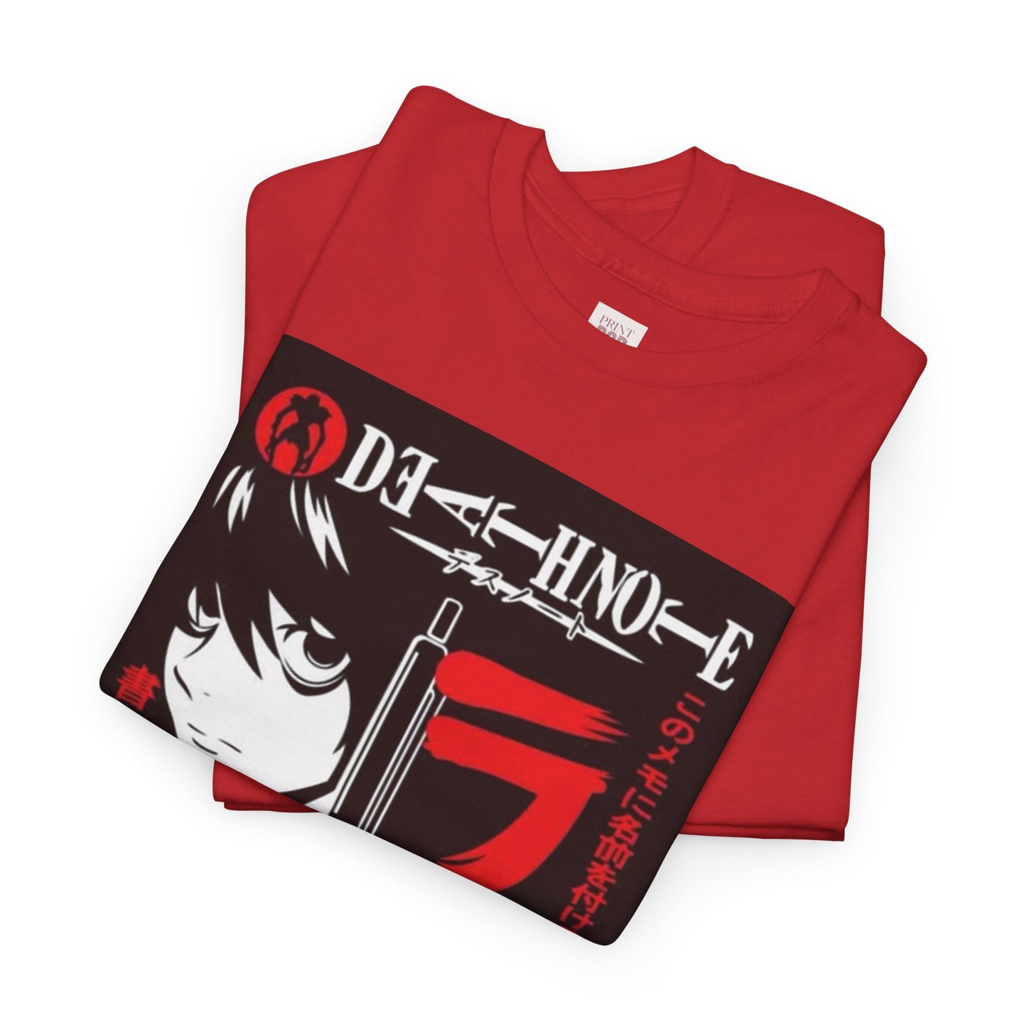 Death Note L Lawliet Unisex Heavy Cotton Tee - Vibrant and Stylish Design for Otaku Heads