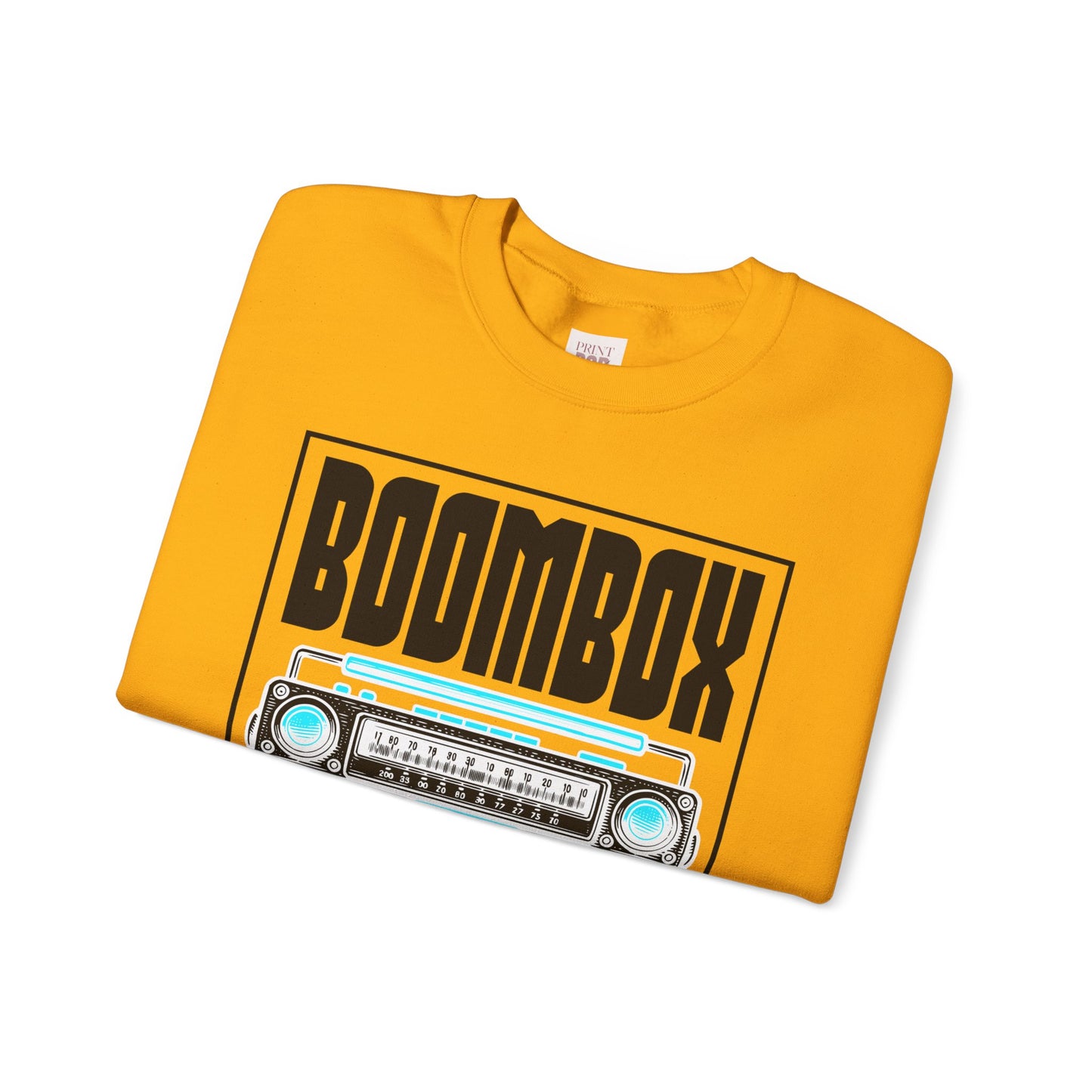 Retro Boombox Unisex Heavy Blend™ Crewneck Sweatshirt - Old School Vibes