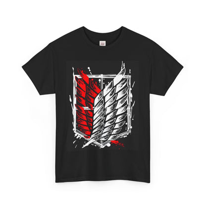 Attack On Titan Unisex Heavy Cotton Tee - Vibrant and Stylish Design for Otaku Heads