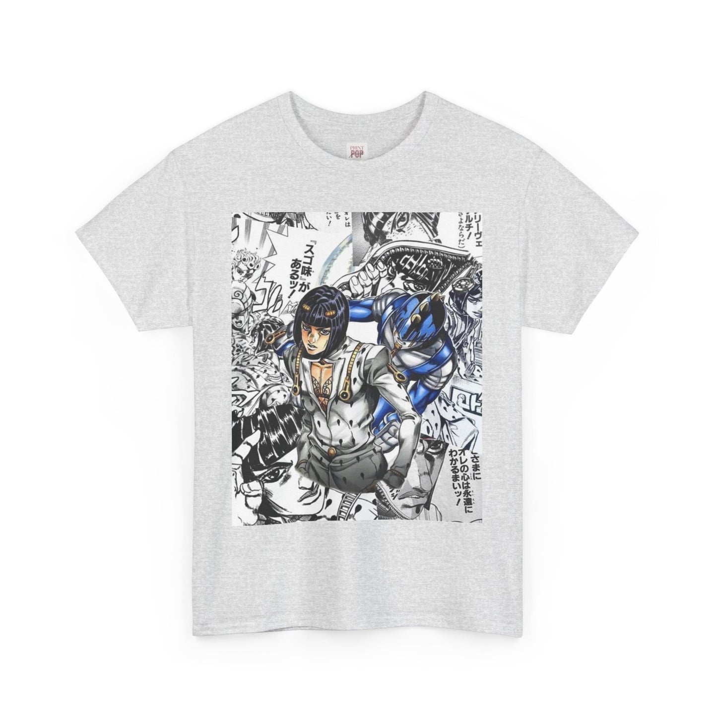 Jojo's Bizarre Adventure Bruno Bucciarati  Unisex Heavy Cotton Tee - Vibrant and Stylish Design for Otaku Heads