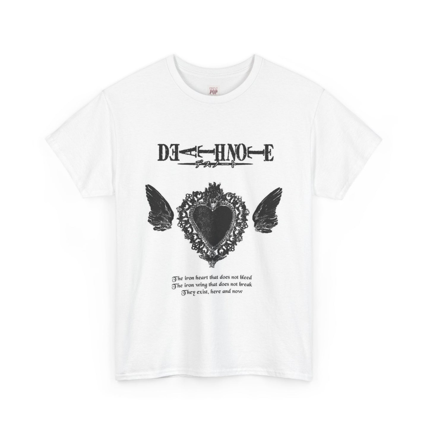 Death Note Unisex Heavy Cotton Tee - Vibrant and Stylish Design for Otaku Heads