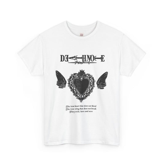 Death Note Unisex Heavy Cotton Tee - Vibrant and Stylish Design for Otaku Heads