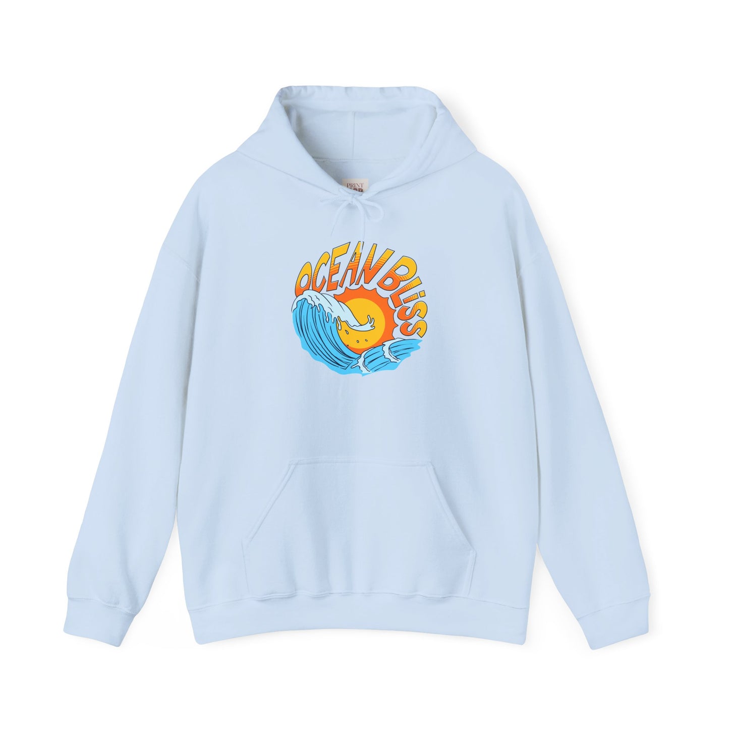 Ocean Bliss Quoted Unisex Hooded Hoodie - Comfy Relaxation Wear