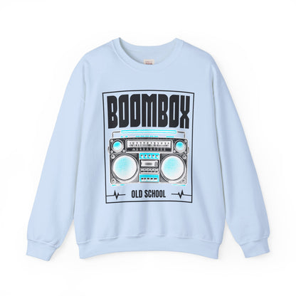 Retro Boombox Unisex Heavy Blend™ Crewneck Sweatshirt - Old School Vibes