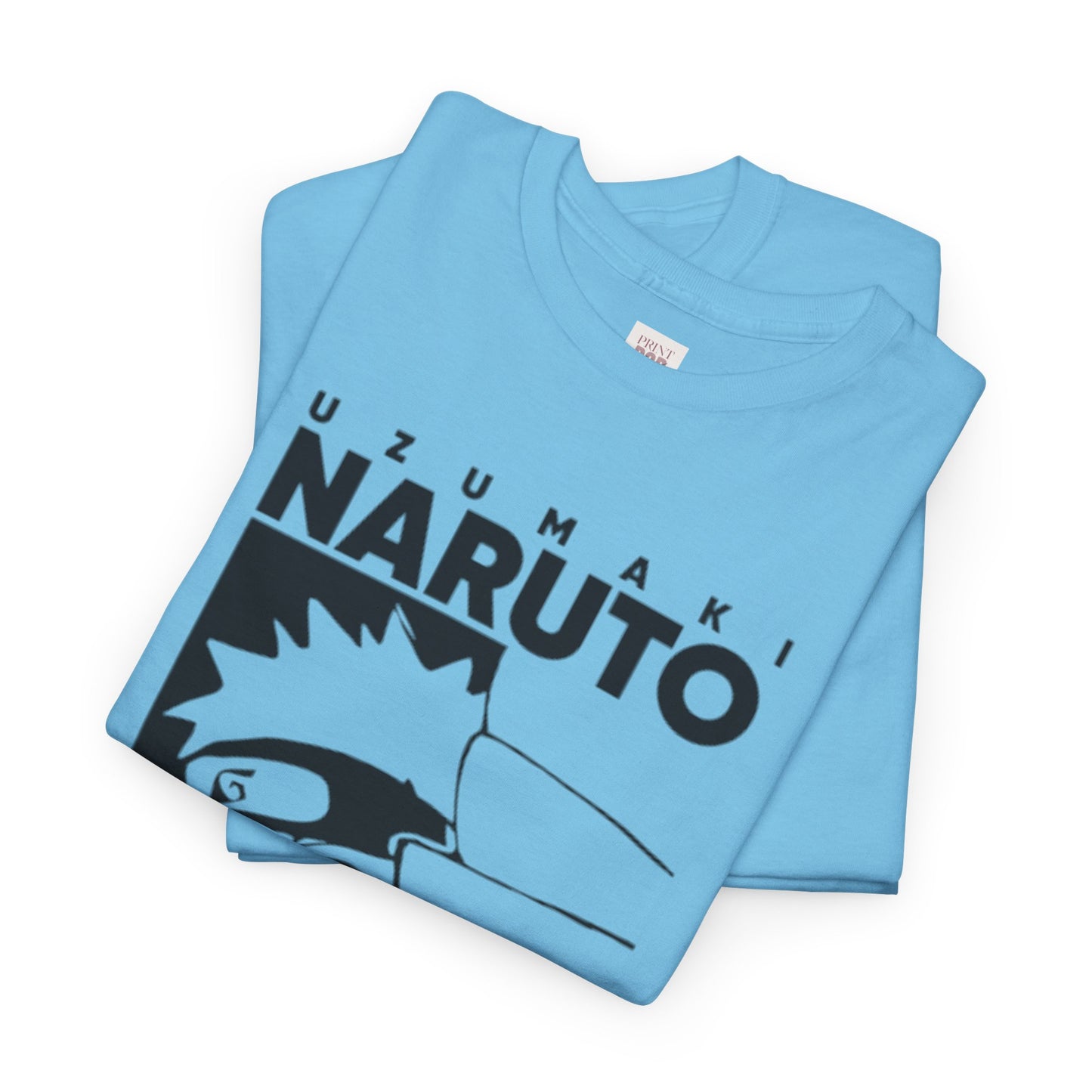 Naruto Shippuden Uzumaki Naruto Unisex Heavy Cotton Tee - Vibrant and Stylish Design for Otaku Heads