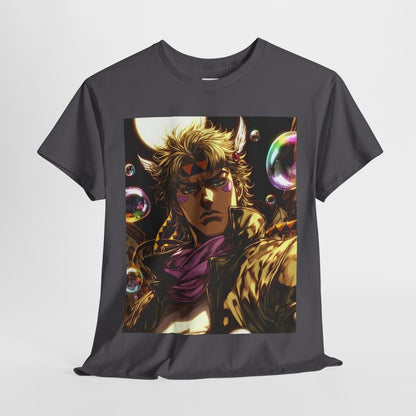 Jojo's Bizarre Adventure Caesar A. Zeppeli Unisex Heavy Cotton Tee - Vibrant and Stylish Design for Otaku Heads