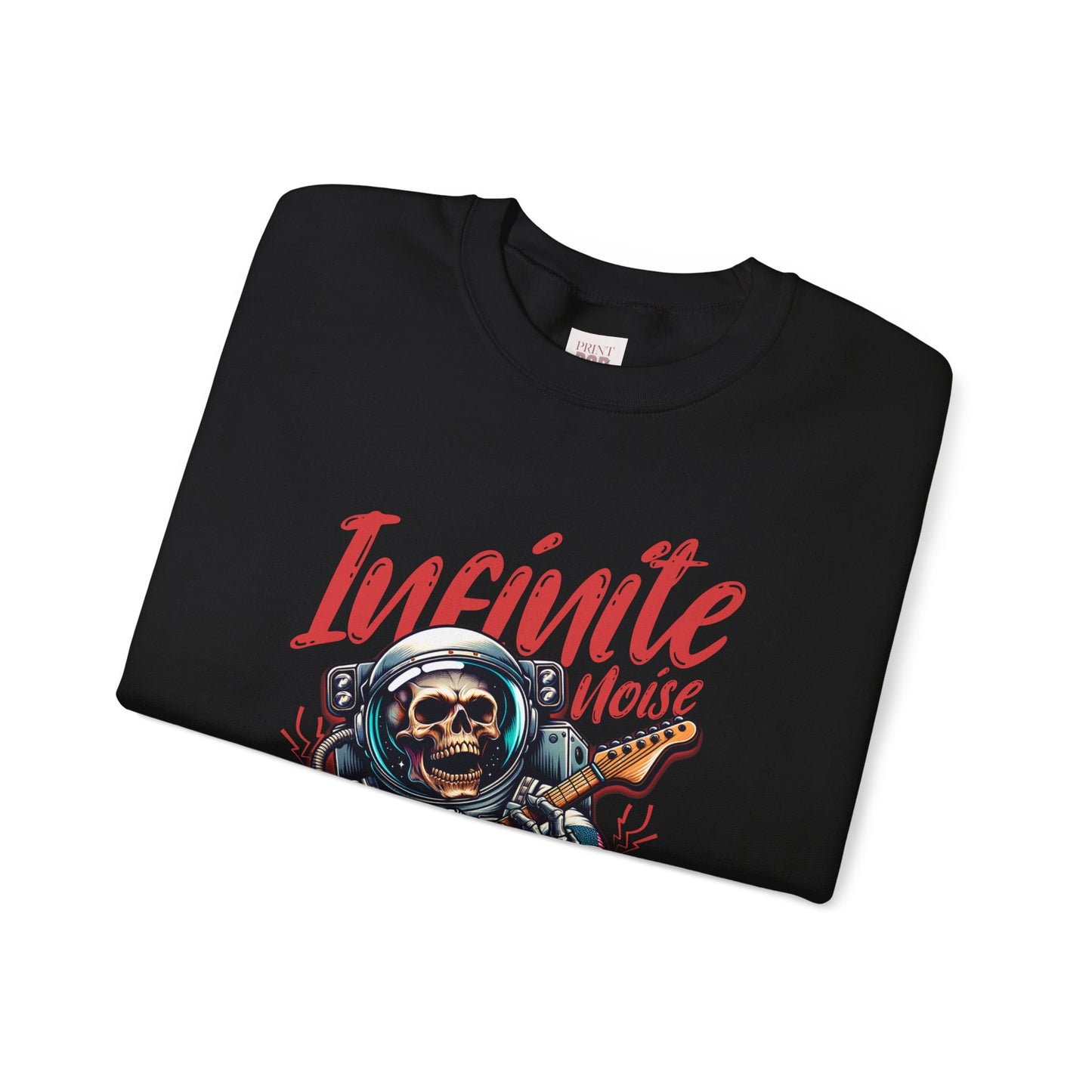 Infinite Noise Crewneck Unisex Heavy Blend Premium and Comfortable Sweatshirt - Metal Never Dies