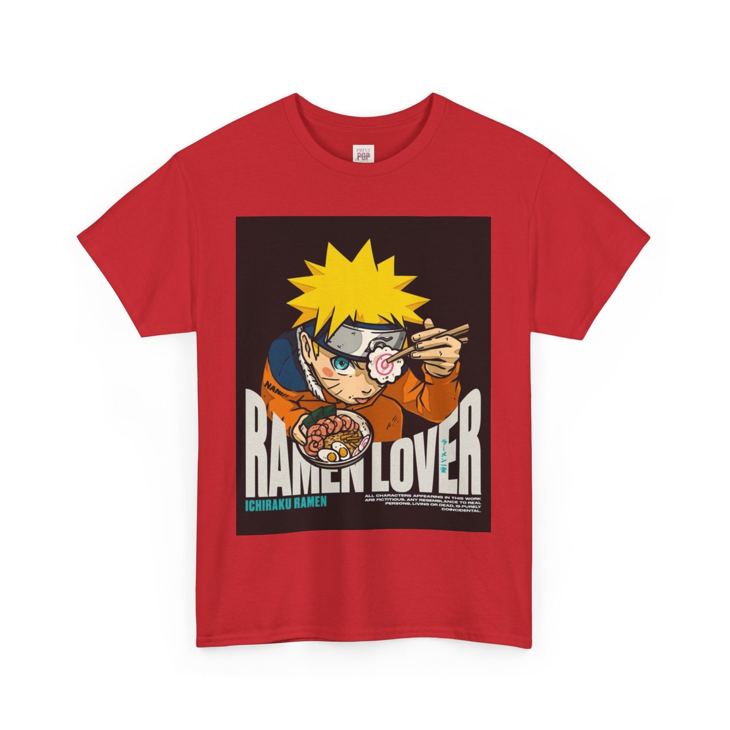 Naruto Shippuden Uzumaki Naruto Unisex Heavy Cotton Tee - Vibrant and Stylish Design for Otaku Heads